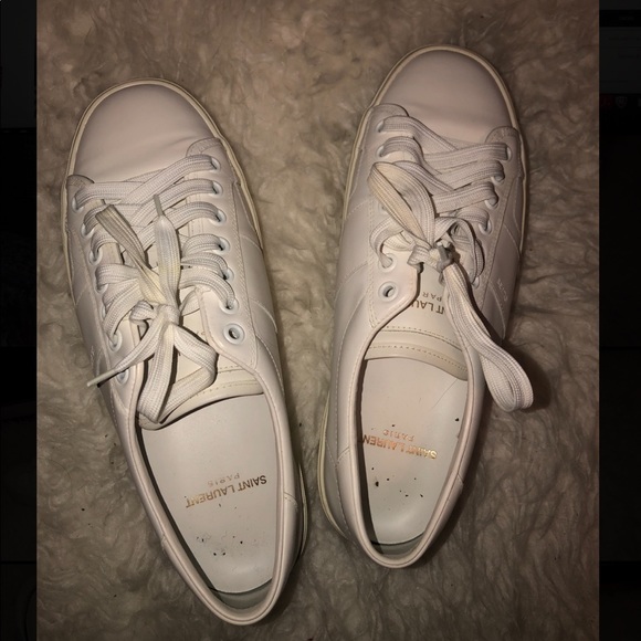 Saint Laurent white platform sneakers - Picture 4 of 5